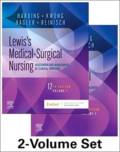 Lewis's Medical-Surgical Nursing: Assessment and Management of Clinical Problems, 2 Volume Set, 12e