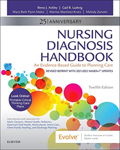 Nursing Diagnosis Handbook, 12th Edition Revised Reprint with 2021-2023 NANDA-I Updates 12e