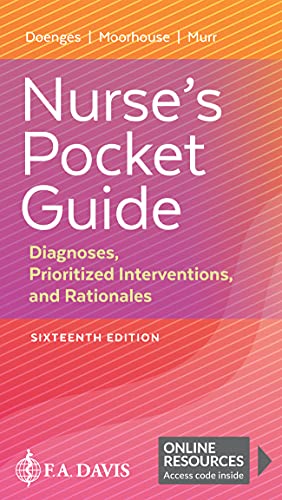 Nurse's Pocket Guide: Diagnoses, Prioritized Interventions, and Rationales, 16e