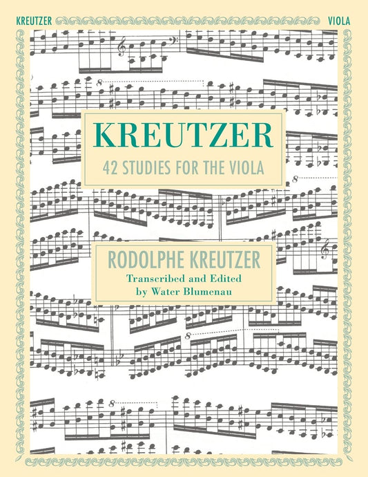 42 Studies: Transcribed for Viola (Schirmer's Library of Musical Classics, Volume 1737)