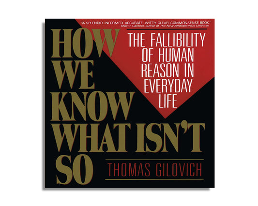 How We Know What Isn't So (Audiobook)