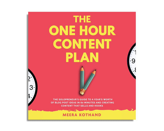 The One Hour Content Plan (Audiobook)